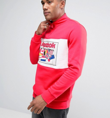 Retro Flag Zip Sweat